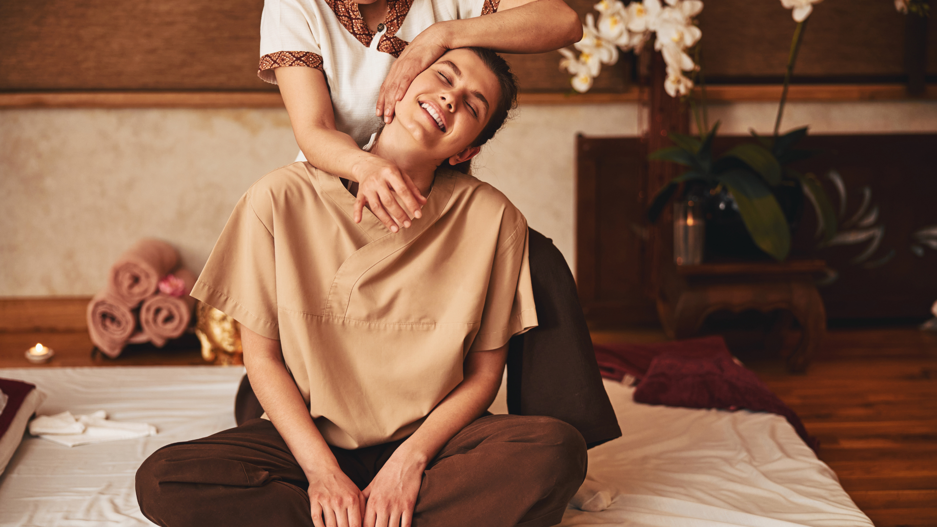 Thai yoga-massage