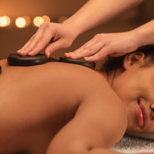 Hot stone-massage