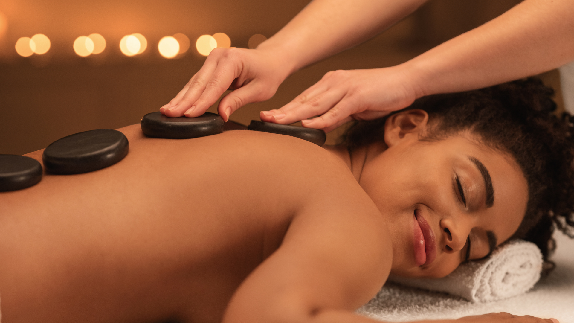 Hot stone-massage